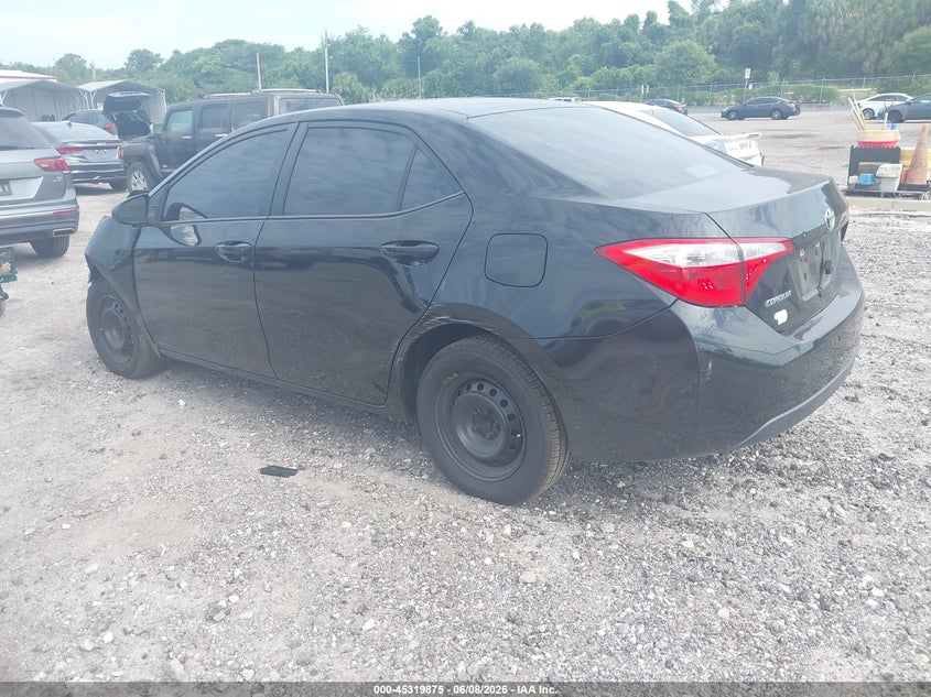 2016 Toyota Corolla VIN 5YFBURHE2GP460407 IAAI salvage auction — FRONT & REAR, Salvage Title, sold $1,675 on 2026-07-16 (photo 3)