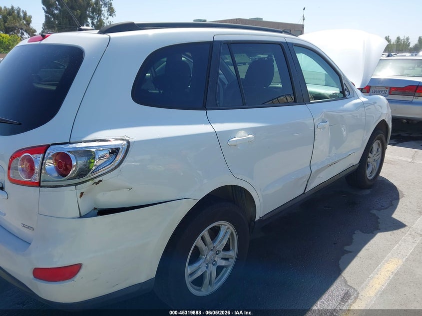 2012 Hyundai Santa fe VIN 5XYZGDAB5CG124323 IAAI salvage auction — NORMAL WEAR, Salvage (California), sold $750 on 2026-07-13 (photo 6)