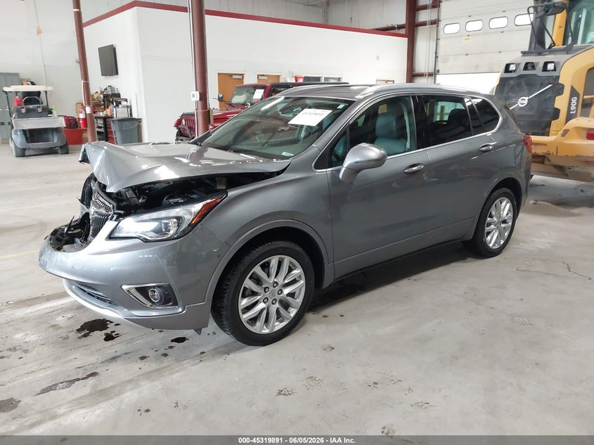 2019 Buick Envision VIN LRBFX3SX6KD014951 IAAI salvage auction — FRONT END, Clear (Michigan), sold $1,275 on 2026-07-27 (photo 2)