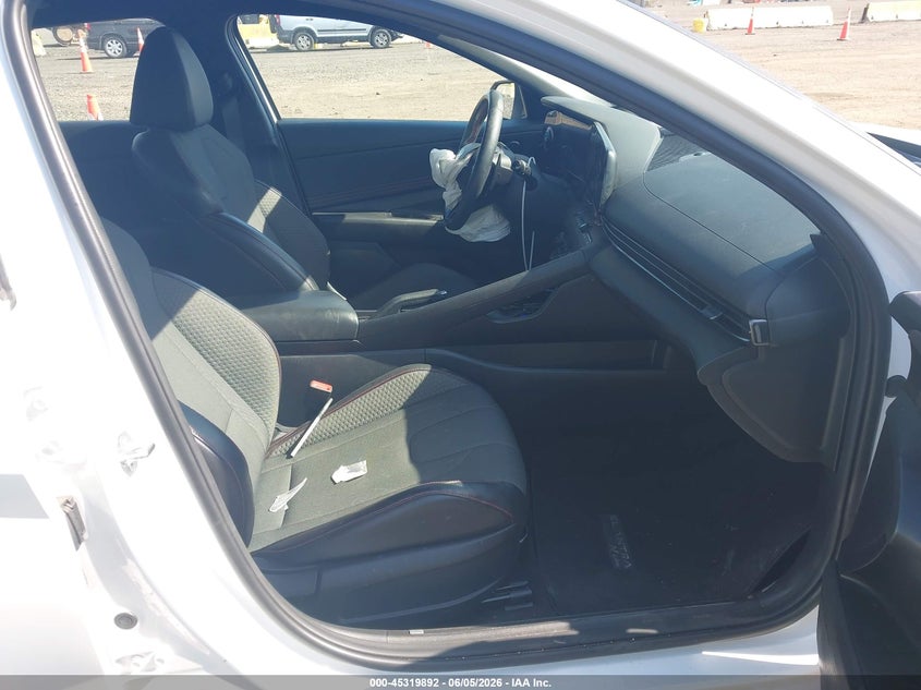 2023 Hyundai Elantra VIN KMHLR4AF2PU543149 IAAI salvage auction — FRONT END, Salvage Title, sold $25 on 2026-07-21 (photo 5)
