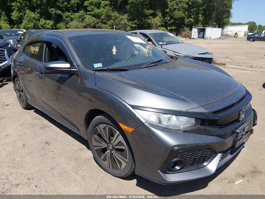 2017 Honda Civic VIN SHHFK7H53HU414138 IAAI salvage auction — LEFT FRONT, Salvage (Massachusetts), sold $1,900 on 2026-07-28 (photo 1)