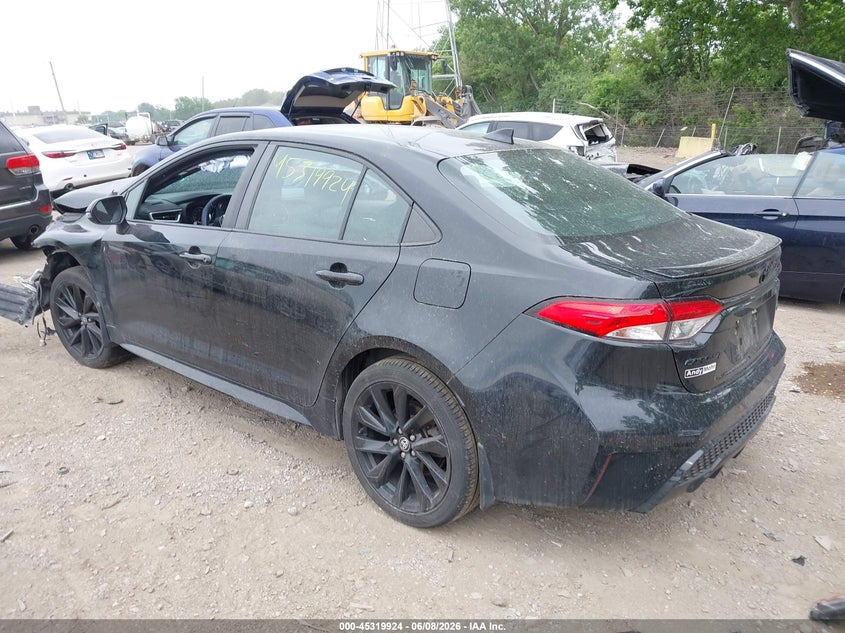 2021 Toyota Corolla VIN 5YFS4MCE0MP072551 IAAI salvage auction — FRONT END, Salvage Title, sold $3,500 on 2026-07-08 (photo 3)