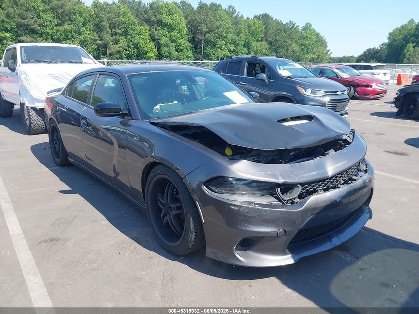 2018 Dodge Charger VIN 2C3CDXBG1JH289699 IAAI salvage auction — FRONT END, Salvage (North Carolina), sold $1,900 on 2026-07-26 (photo 1)