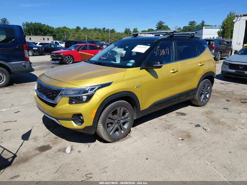 2023 Kia Seltos VIN KNDEUCAAXP7347050 IAAI salvage auction — REAR END, Salvage Title, sold $4,500 on 2026-07-22 (photo 2)