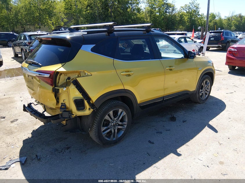 2023 Kia Seltos VIN KNDEUCAAXP7347050 IAAI salvage auction — REAR END, Salvage Title, sold $4,500 on 2026-07-22 (photo 4)