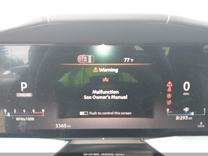 2026 Nissan Murano VIN 5N1AZ3DS4TC112872 IAAI salvage auction — FRONT END, Scrap (Michigan), sold $8,700 on 2026-07-22 (photo 7)