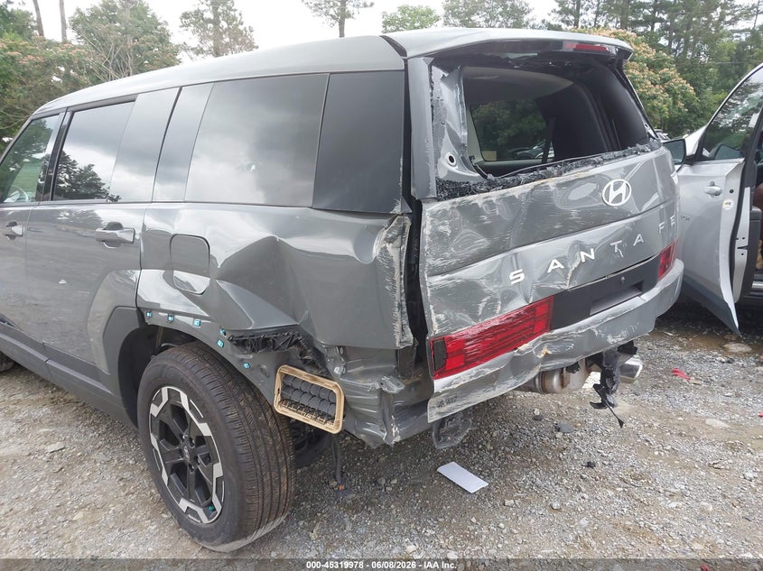 2024 Hyundai Santa fe VIN 5NMP14GL0RH041180 IAAI salvage auction — REAR END, Salvage (Tennessee), sold $8,350 on 2026-08-23 (photo 6)