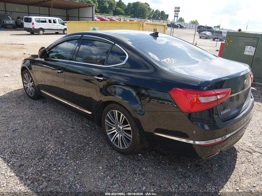 2015 Kia Cadenza VIN KNALN4D71F5171801 IAAI salvage auction — VANDALISM, Salvage (Louisiana), sold $125 on 2026-07-20 (photo 3)
