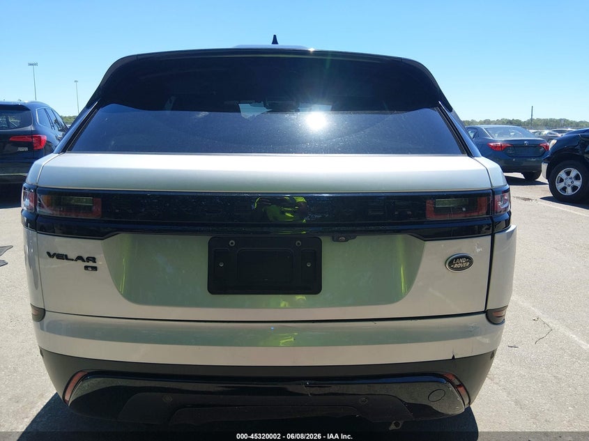 2021 Land rover Range rover velar VIN SALYJ2EX6MA322765 IAAI salvage auction — REAR END, Salvage Title, sold $16,600 on 2026-07-20 (photo 6)