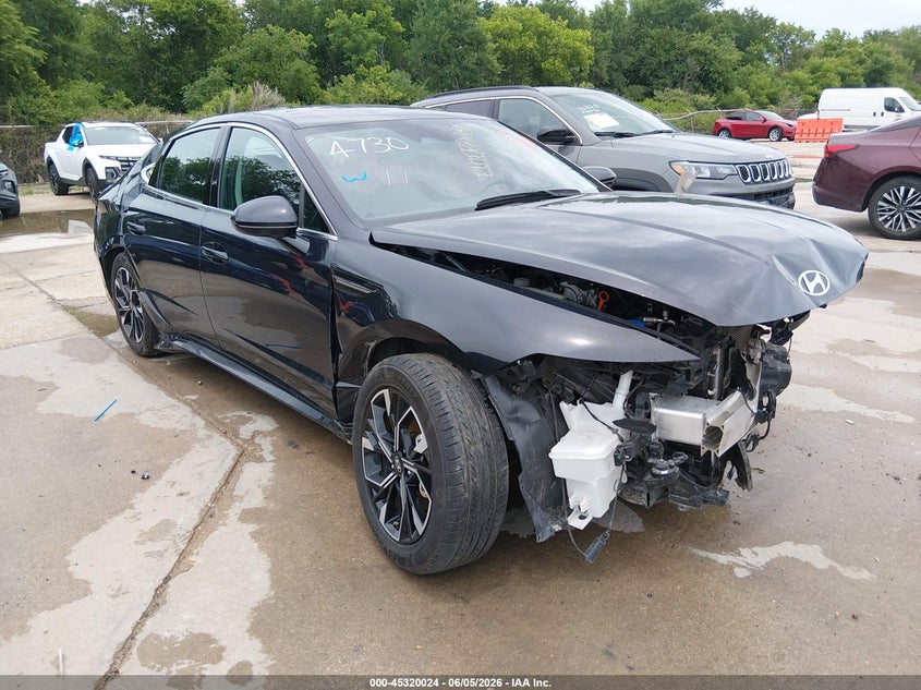 2025 Hyundai Sonata VIN KMHL64JAXSA454730 IAAI salvage auction — ALL OVER, Salvage Title, sold $2,050 on 2026-07-13 (photo 1)