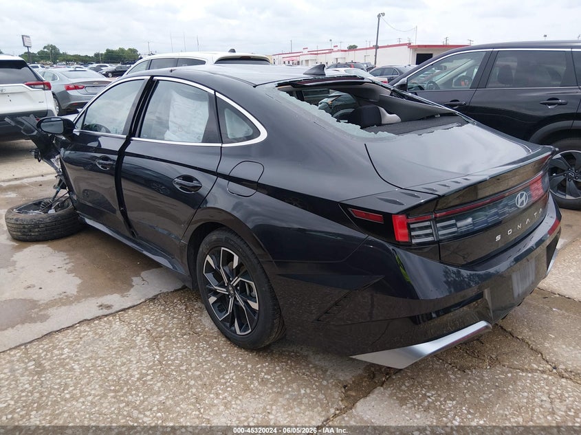 2025 Hyundai Sonata VIN KMHL64JAXSA454730 IAAI salvage auction — ALL OVER, Salvage Title, sold $2,050 on 2026-07-13 (photo 3)