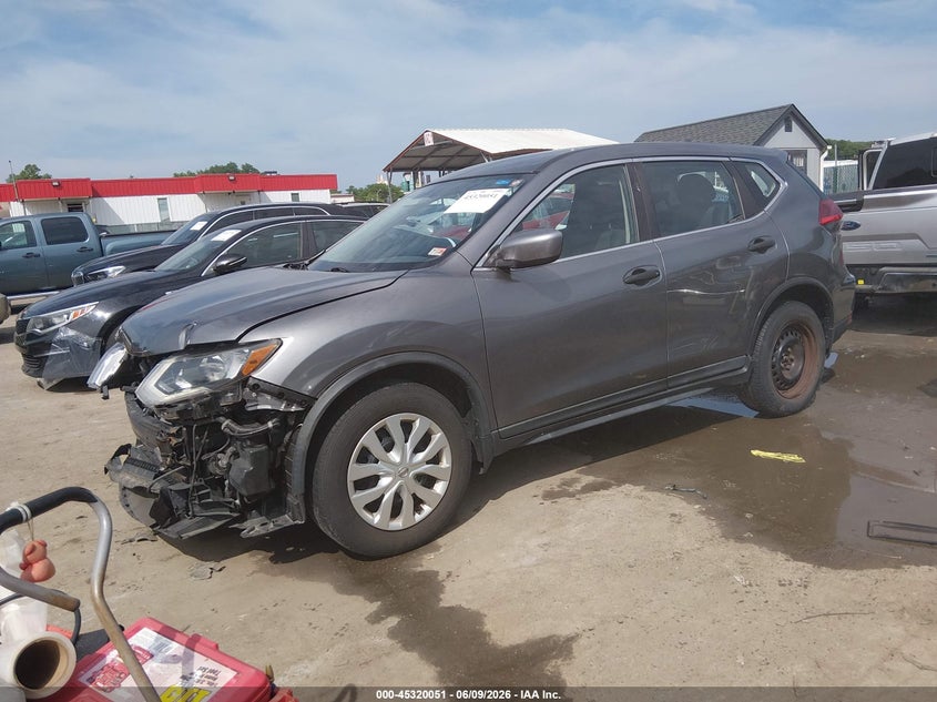 2017 Nissan Rogue VIN KNMAT2MV7HP530448 IAAI salvage auction — FRONT END, Salvage Title, sold $675 on 2026-07-16 (photo 2)