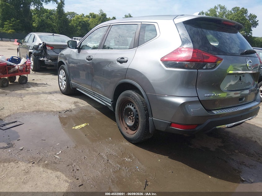 2017 Nissan Rogue VIN KNMAT2MV7HP530448 IAAI salvage auction — FRONT END, Salvage Title, sold $675 on 2026-07-16 (photo 3)