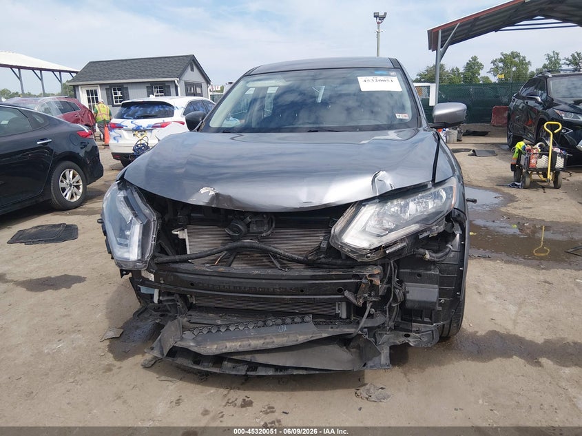 2017 Nissan Rogue VIN KNMAT2MV7HP530448 IAAI salvage auction — FRONT END, Salvage Title, sold $675 on 2026-07-16 (photo 6)