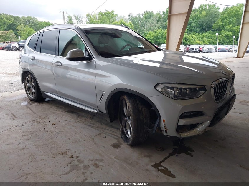 2021 BMW X3 VIN 5UXTY5C0XM9G95685 IAAI salvage auction — ROLLOVER, Salvage (Tennessee), sold $4,200 on 2026-07-29 (photo 1)