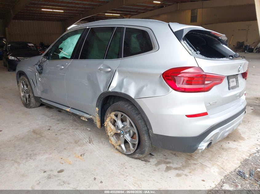 2021 BMW X3 VIN 5UXTY5C0XM9G95685 IAAI salvage auction — ROLLOVER, Salvage (Tennessee), sold $4,200 on 2026-07-29 (photo 3)
