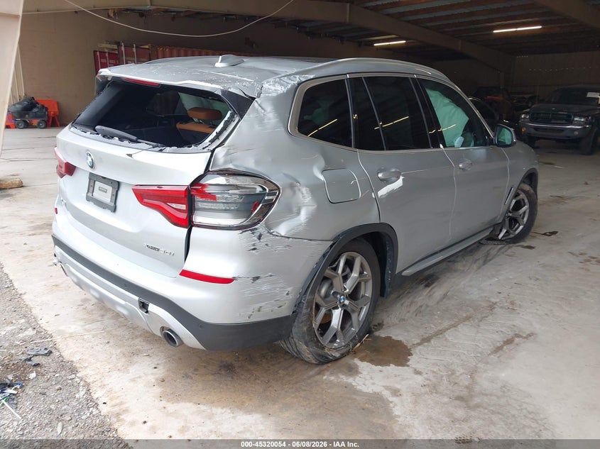 2021 BMW X3 VIN 5UXTY5C0XM9G95685 IAAI salvage auction — ROLLOVER, Salvage (Tennessee), sold $4,200 on 2026-07-29 (photo 4)