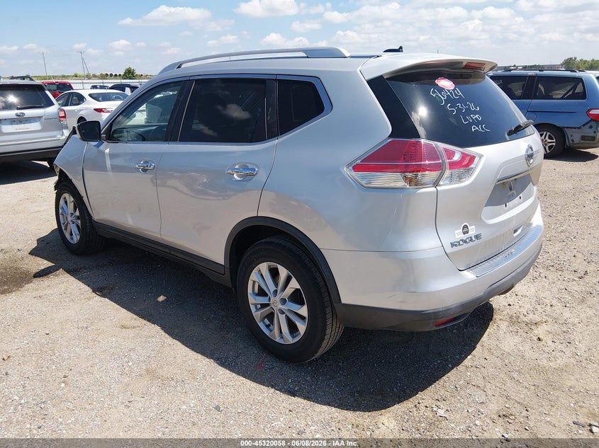 2016 Nissan Rogue VIN KNMAT2MT1GP718153 IAAI salvage auction — FRONT END, Salvage Title, sold $925 on 2026-07-09 (photo 3)
