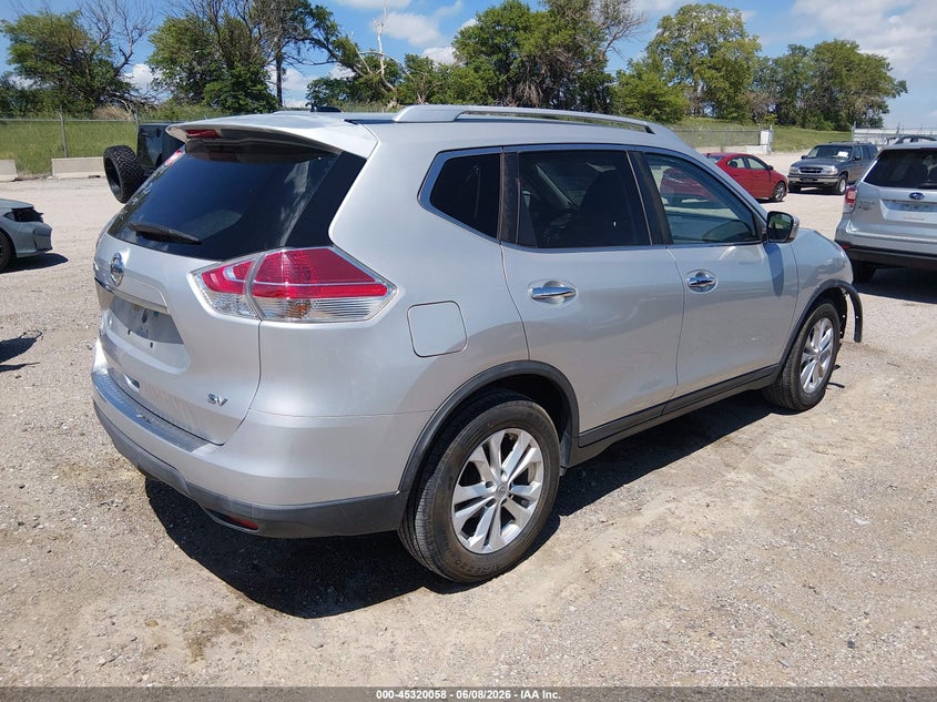 2016 Nissan Rogue VIN KNMAT2MT1GP718153 IAAI salvage auction — FRONT END, Salvage Title, sold $925 on 2026-07-09 (photo 4)