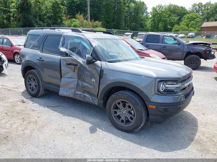 2024 Ford Bronco sport VIN 3FMCR9B65RRE12142 IAAI salvage auction — RIGHT SIDE, Salvage Title, sold $7,400 on 2026-08-18 (photo 1)