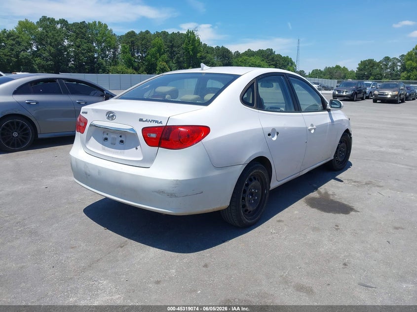 2010 Hyundai Elantra VIN KMHDU4AD3AU852623 IAAI salvage auction — NORMAL WEAR, Repossession Paperwork (Georgia), sold $275 on 2026-07-22 (photo 4)