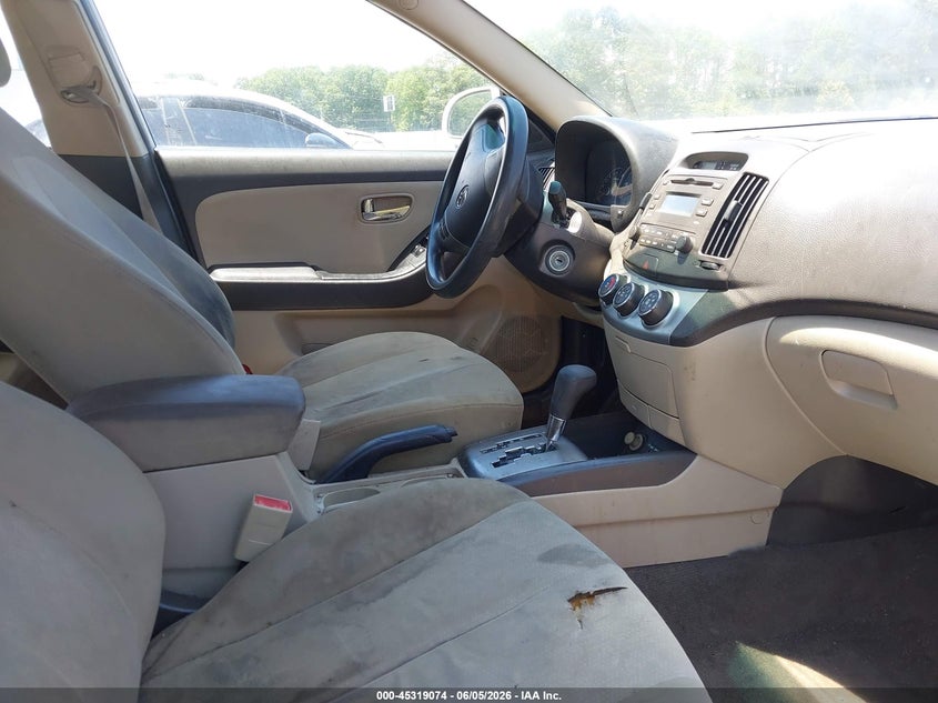 2010 Hyundai Elantra VIN KMHDU4AD3AU852623 IAAI salvage auction — NORMAL WEAR, Repossession Paperwork (Georgia), sold $275 on 2026-07-22 (photo 5)