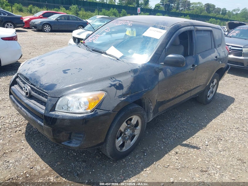 2010 Toyota Rav4 VIN JTMBF4DV5AD031727 IAAI salvage auction — FRONT & REAR, Mv-907A (New York), sold $1,825 on 2026-07-14 (photo 2)