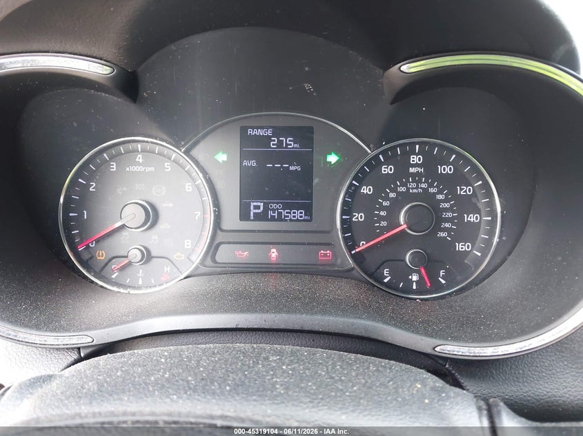 2016 Kia Forte VIN KNAFK4A68G5616361 IAAI salvage auction — NORMAL WEAR, Clear (Virginia), sold $575 on 2026-07-14 (photo 7)