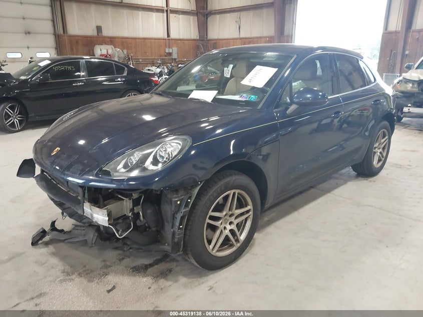 2017 Porsche Macan VIN WP1AA2A52HLB02013 IAAI salvage auction — LEFT REAR, Mv-907A (New York), sold $6,050 on 2026-07-15 (photo 2)