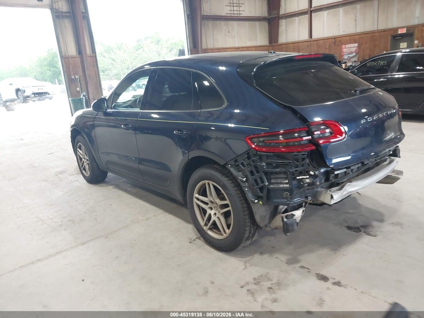 2017 Porsche Macan VIN WP1AA2A52HLB02013 IAAI salvage auction — LEFT REAR, Mv-907A (New York), sold $6,050 on 2026-07-15 (photo 3)
