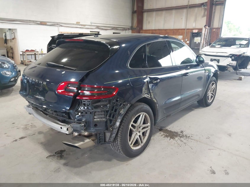 2017 Porsche Macan VIN WP1AA2A52HLB02013 IAAI salvage auction — LEFT REAR, Mv-907A (New York), sold $6,050 on 2026-07-15 (photo 4)