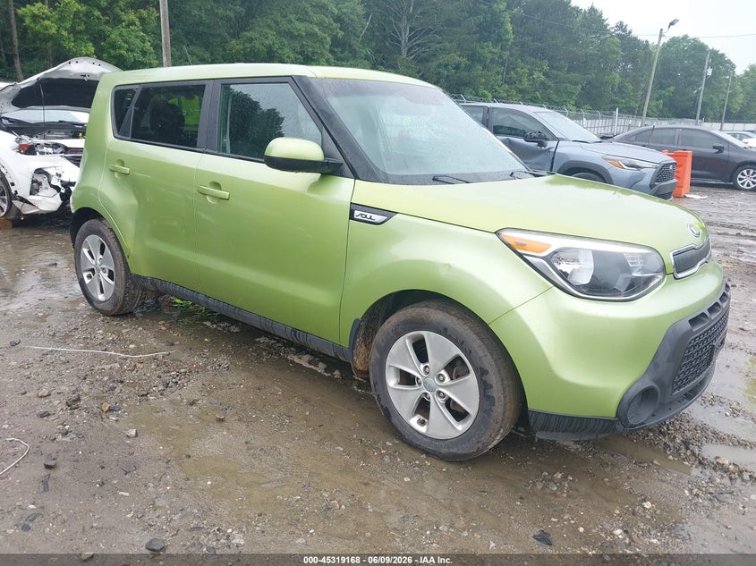 2016 Kia Soul VIN KNDJN2A2XG7841052 IAAI salvage auction — REAR END, Salvage Title, sold $1,000 on 2026-07-09 (photo 1)