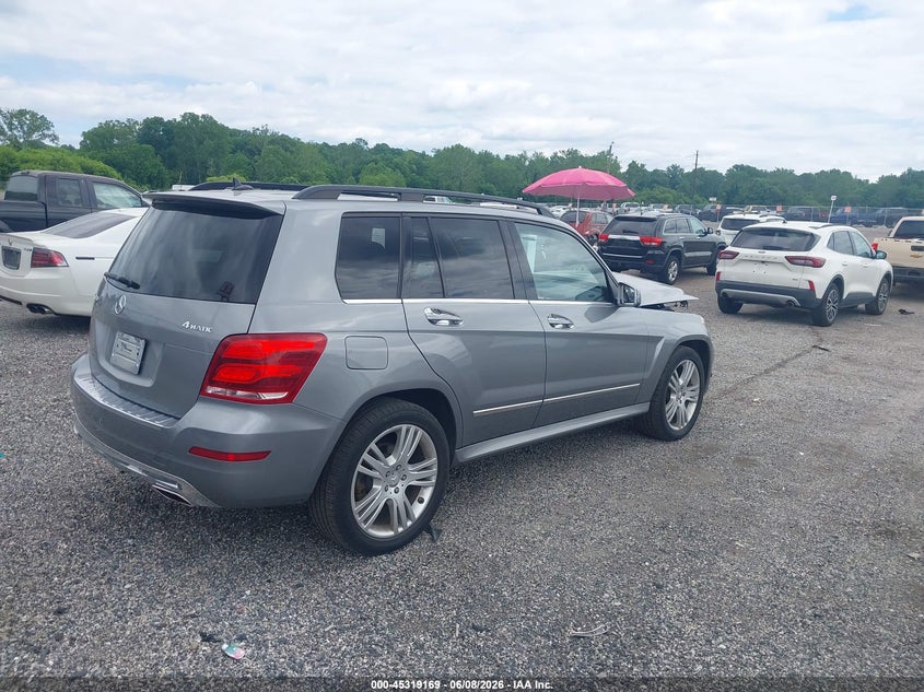 2014 Mercedes-benz Glk-klasse VIN WDCGG8JB4EG290812 IAAI salvage auction — FRONT END, Salvage Title, sold $3,650 on 2026-08-05 (photo 4)