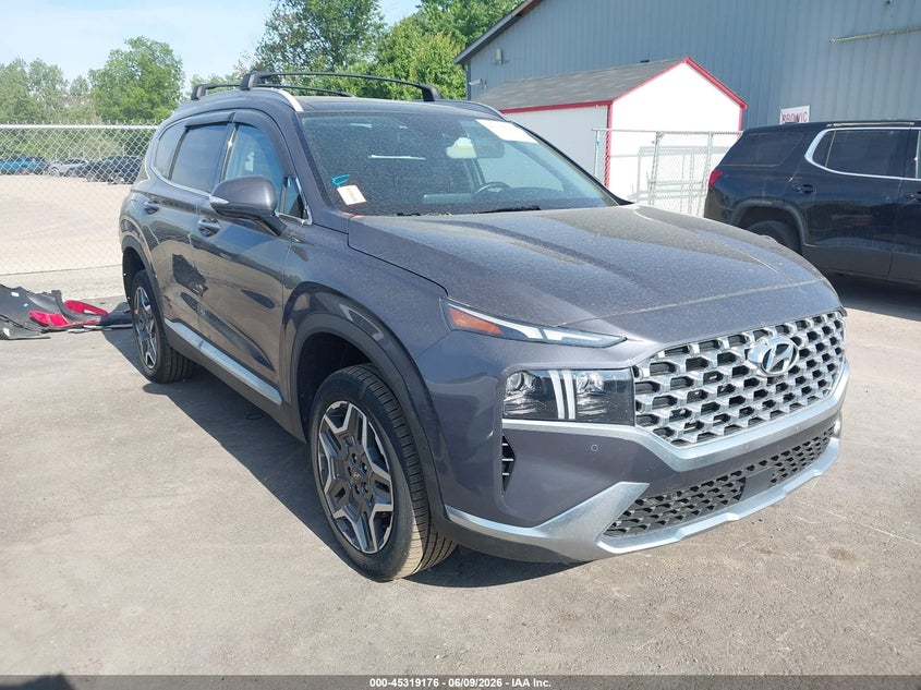 2023 Hyundai Santa fe VIN KM8S7DA28PU070968 IAAI salvage auction — REAR END, Salvage Title, sold $11,800 on 2026-07-21 (photo 1)