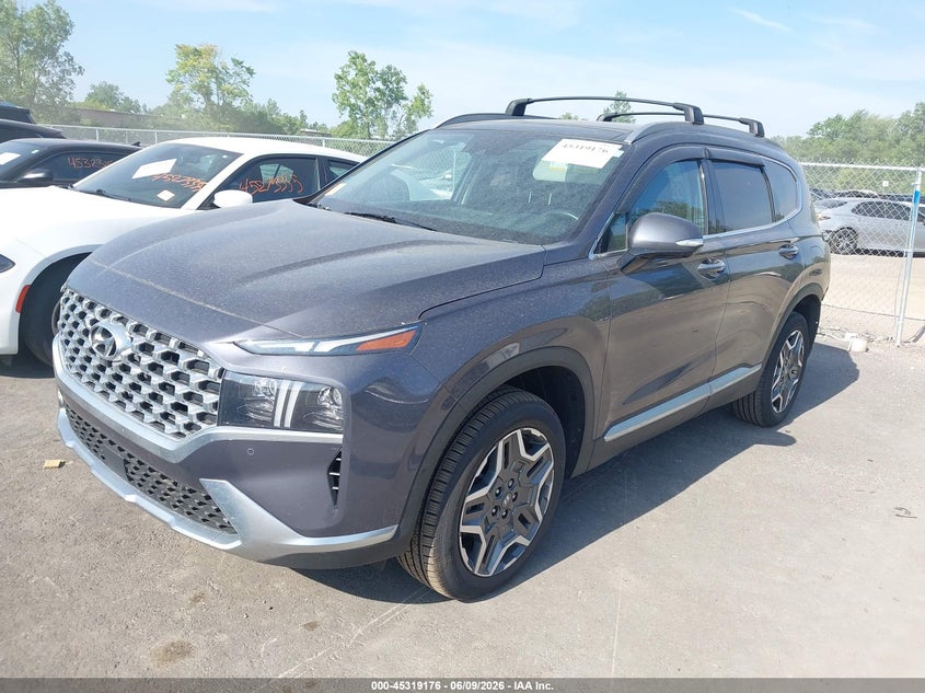 2023 Hyundai Santa fe VIN KM8S7DA28PU070968 IAAI salvage auction — REAR END, Salvage Title, sold $11,800 on 2026-07-21 (photo 2)