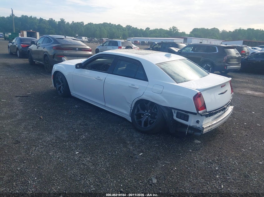 2023 Chrysler 300 VIN 2C3CCABT7PH657891 IAAI salvage auction — REAR END, Salvage - 75% Or Less (Maryland), sold $18,425 on 2026-09-08 (photo 3)