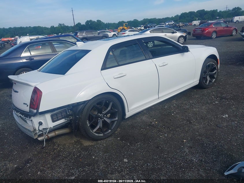 2023 Chrysler 300 VIN 2C3CCABT7PH657891 IAAI salvage auction — REAR END, Salvage - 75% Or Less (Maryland), sold $18,425 on 2026-09-08 (photo 4)