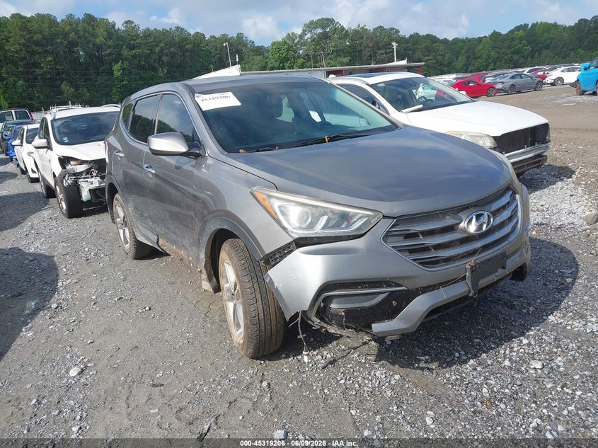 2017 Hyundai Santa fe VIN 5XYZTDLB3HG405102 IAAI salvage auction — FRONT END, Salvage Title, sold $2,000 on 2026-07-21 (photo 1)