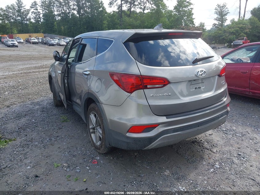 2017 Hyundai Santa fe VIN 5XYZTDLB3HG405102 IAAI salvage auction — FRONT END, Salvage Title, sold $2,000 on 2026-07-21 (photo 3)