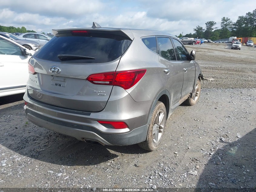 2017 Hyundai Santa fe VIN 5XYZTDLB3HG405102 IAAI salvage auction — FRONT END, Salvage Title, sold $2,000 on 2026-07-21 (photo 4)