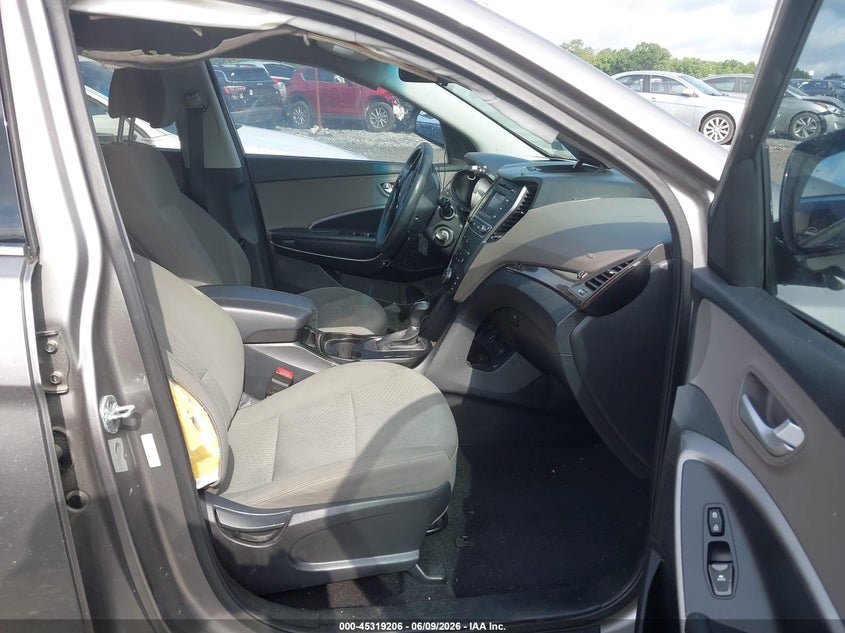 2017 Hyundai Santa fe VIN 5XYZTDLB3HG405102 IAAI salvage auction — FRONT END, Salvage Title, sold $2,000 on 2026-07-21 (photo 5)