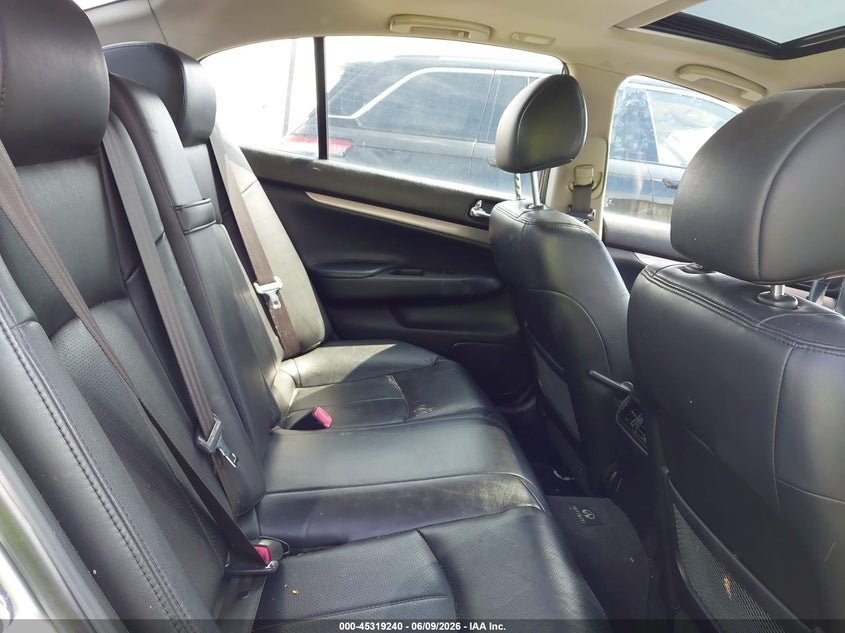 2013 Infiniti G VIN JN1CV6AR0DM751793 IAAI salvage auction — RIGHT FRONT, Salvage Title, sold $1,325 on 2026-07-09 (photo 8)