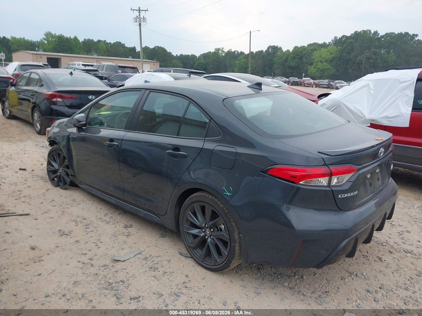 2026 Toyota Corolla VIN 5YFS4MCE3TP263864 IAAI salvage auction — FRONT END, Salvage Title, sold $6,800 on 2026-07-27 (photo 3)
