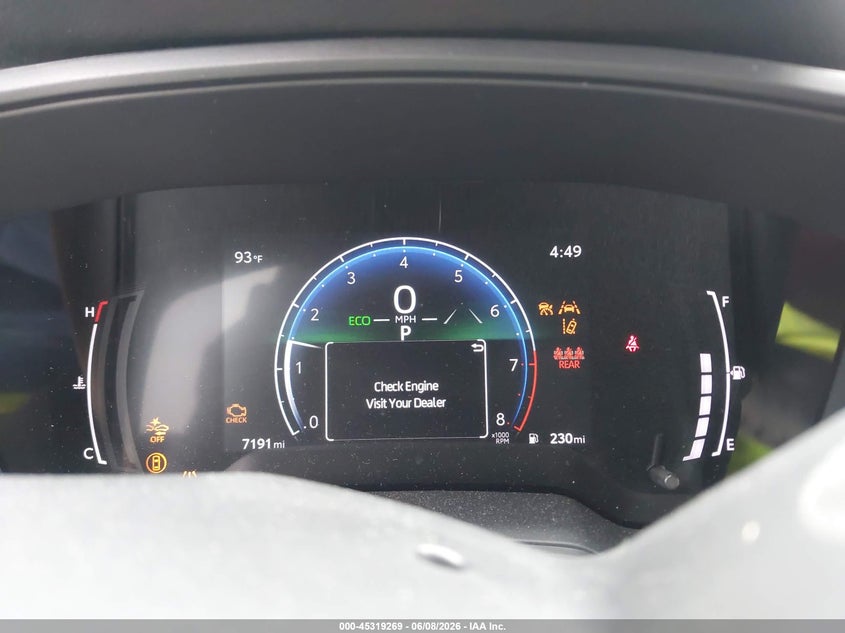 2026 Toyota Corolla VIN 5YFS4MCE3TP263864 IAAI salvage auction — FRONT END, Salvage Title, sold $6,800 on 2026-07-27 (photo 7)