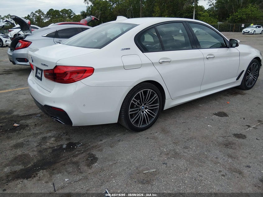 2018 BMW 5er VIN WBAJA9C59JB253303 IAAI salvage auction — FRONT END, Salvage Title, sold $7,475 on 2026-07-27 (photo 4)