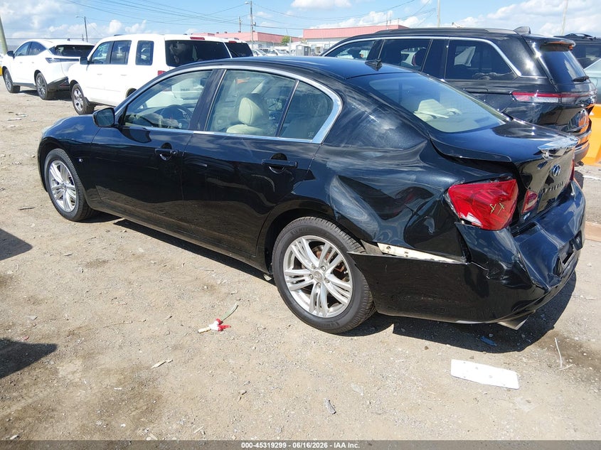 2015 Infiniti Q40 VIN JN1CV6AR5FM521654 IAAI salvage auction — REAR END, Salvage (Tennessee), sold $1,700 on 2026-07-09 (photo 3)