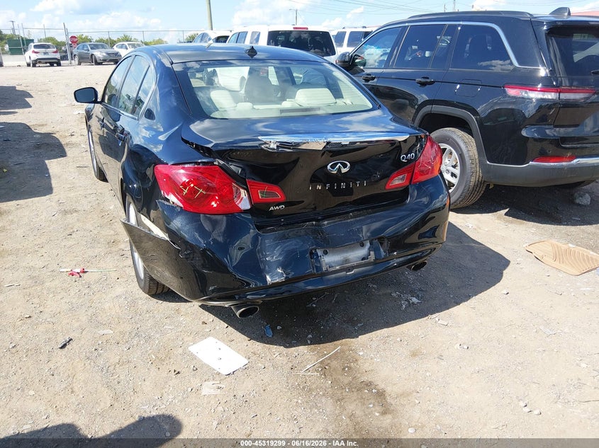 2015 Infiniti Q40 VIN JN1CV6AR5FM521654 IAAI salvage auction — REAR END, Salvage (Tennessee), sold $1,700 on 2026-07-09 (photo 6)