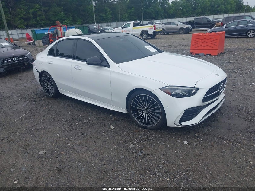 2022 Mercedes-benz C-klasse VIN W1KAF4GB5NR018410 IAAI salvage auction — REAR END, Salvage (Georgia), sold $18,800 on 2026-07-23 (photo 1)