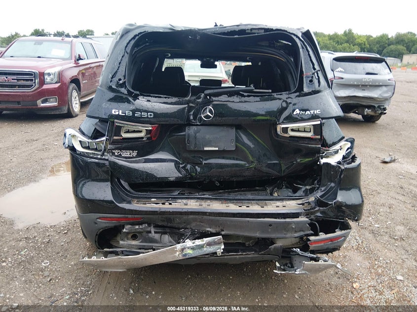 2022 Mercedes-benz Glb VIN W1N4M4HB0NW192696 IAAI salvage auction — REAR END, Salvage (Tennessee), sold $7,400 on 2026-07-29 (photo 6)