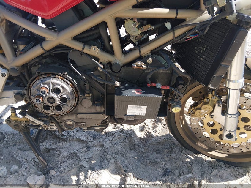 1999 Ducati VIN ZDM1TB9P7XB006386 IAAI salvage auction — FRONT END, Rebuildable (Florida), sold $225 on 2026-07-28 (photo 8)